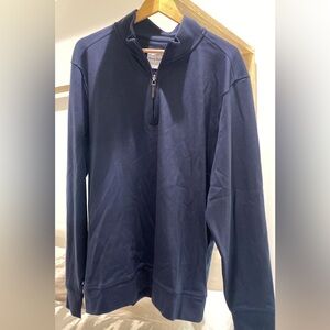 tommy bahama quarter zip XL NWT